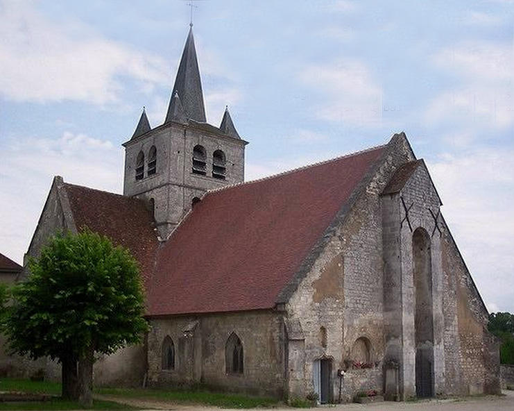 vue de l'église de Saint-Cyr-les-Colons